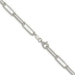 Sterling Silver 5.5mm D/C Paperclip Chain