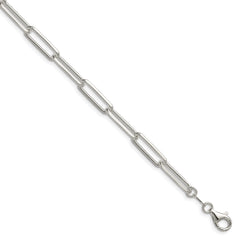 Sterling Silver 5.5mm D/C Paperclip Chain