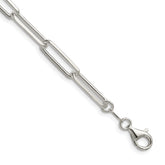 Sterling Silver 5.5mm D/C Paperclip Chain