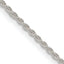 Sterling Silver Rope Chain Necklace 1.5mm