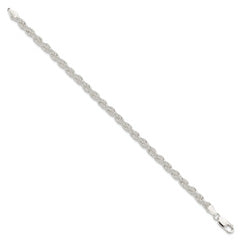 Sterling Silver 5mm Solid Rope Chain