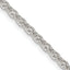 Sterling Silver Diamond-Cut Wheat Chain Necklace 2.75mm