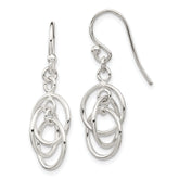 Sterling Silver Polished Dangle Earrings