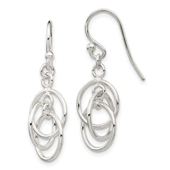 Sterling Silver Polished Dangle Earrings