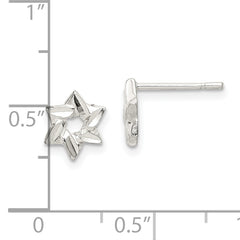 Sterling Silver Star Earrings