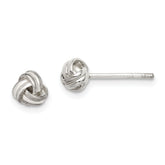 Sterling Silver Knot Post Earrings