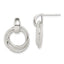 Twisted Stud Dangle Earrings in Sterling Silver, 15.33mm - Sophia Jewelers