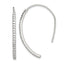 Crystal Dangle Threader Earrings in Sterling Silver - Sophia Jewelers