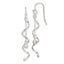 Twisted Dangle Earrings in Sterling Silver, 6mm - Sophia Jewelers