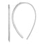Cubic Zirconia Dangle Threader Earrings in Sterling Silver - Sophia Jewelers