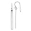 Bar Dangle Earrings in Sterling Silver, 4mm - Sophia Jewelers