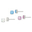 Lab-Created Opal Stud Earrings in Sterling Silver, 7mm - Sophia Jewelers
