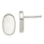 Sterling Silver Polished Oval Post Earrings