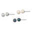 Round Freshwater Pearl Set of Stud Earrings in Sterling Silver, 6-7mm - Sophia Jewelers