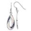 Mother of Pearl Teardrop Dangle Earrings in Sterling Silver - Sophia Jewelers