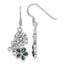 Abalone Trio Flower Dangle Earrings in Sterling Silver - Sophia Jewelers