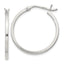 Sterling Silver 1.5x25mm Hoop Earrings