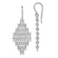Chain Link Dangle Earrings in Sterling Silver - Sophia Jewelers