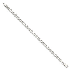 Sterling Silver 5.7mm D/C Flat Anchor Curb Chain
