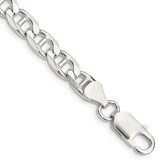 Sterling Silver 6.5mm D/C Flat Anchor Curb Chain