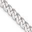 Sterling Silver Curb Chain Necklace 6mm