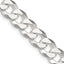 Sterling Silver Curb Chain Necklace 8.5mm