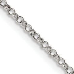 Sterling Silver 2mm Rolo Chain