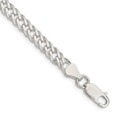 Sterling Silver 5.65mm 6 Side D/C Flat Double Curb Chain
