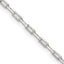 Sterling Silver 2mm Elongated Open Link Chain