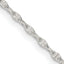 Sterling Silver 1.75mm Fancy Wave Flat Link Chain