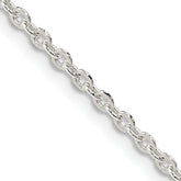 Sterling Silver 2mm Flat Link Cable Chain