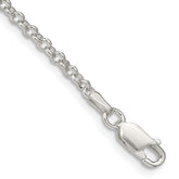 Sterling Silver 2.8mm Rolo Chain Anklet