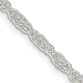 Sterling Silver 2.75mm Loose Rope Chain
