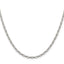 Sterling Silver 3mm Fancy Patterned Rolo Chain