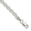 Sterling Silver 3.75mm Fancy Patterned Rolo Chain