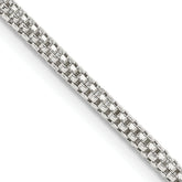 Sterling Silver 2.4mm Corona Chain