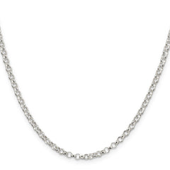 Sterling Silver 3.5mm Rolo Chain