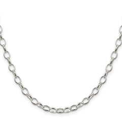 Sterling Silver 5mm Fancy Rolo Chain
