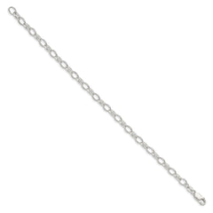 Sterling Silver 5mm Fancy Rolo Chain