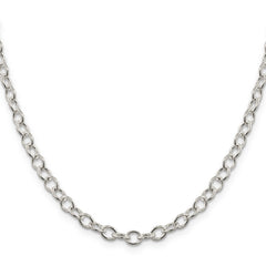 Sterling Silver 5.3mm Oval Cable Chain