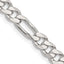 Sterling Silver Figaro Chain Necklace 5.5mm
