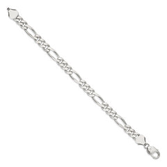 Sterling Silver 8mm Figaro Chain