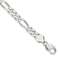 Sterling Silver 8mm Figaro Chain