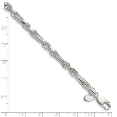 Sterling Silver 4.75mm D/C Figarope Chain