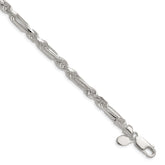 Sterling Silver 4.75mm D/C Figarope Chain