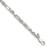 Sterling Silver 6mm D/C Figarope Chain