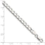 Sterling Silver 5mm Diamond-Cut Square Curb Chain
