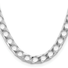 Sterling Silver 10.3mm D/C Square Curb Chain