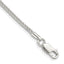 Sterling Silver Diamond-Cut Franco Chain Bracelet 2mm