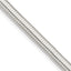 Sterling Silver 5mm 6-sided Oval Snake Chain